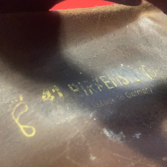 Birkenstock Gizeh birko-flor golden brown sandals. - Picture 4 of 12